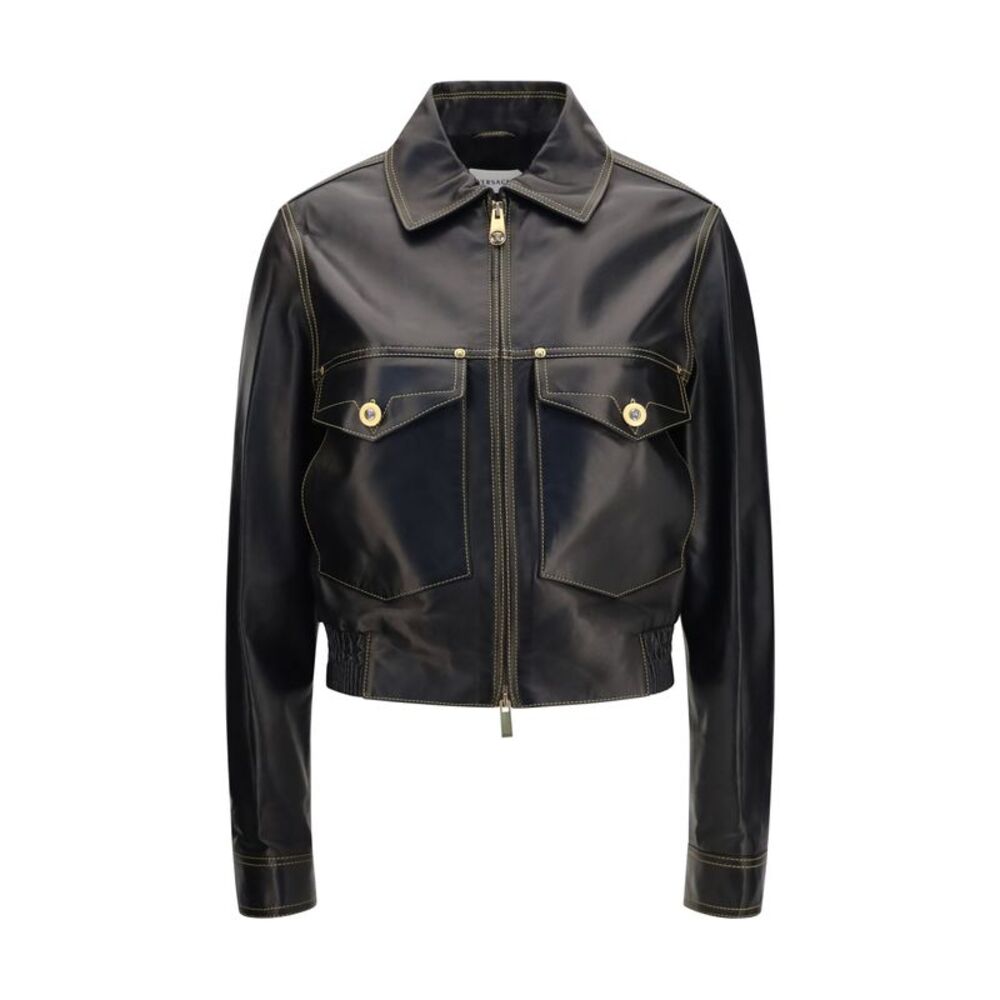 Versace Women Nappa Leather Jacket